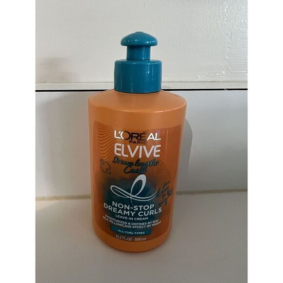 L'oreal Elvive Dream Lengths Curls Non-Stop Dreamy Curls Leave-In Cream 10.2 oz - Picture 1 of 3
